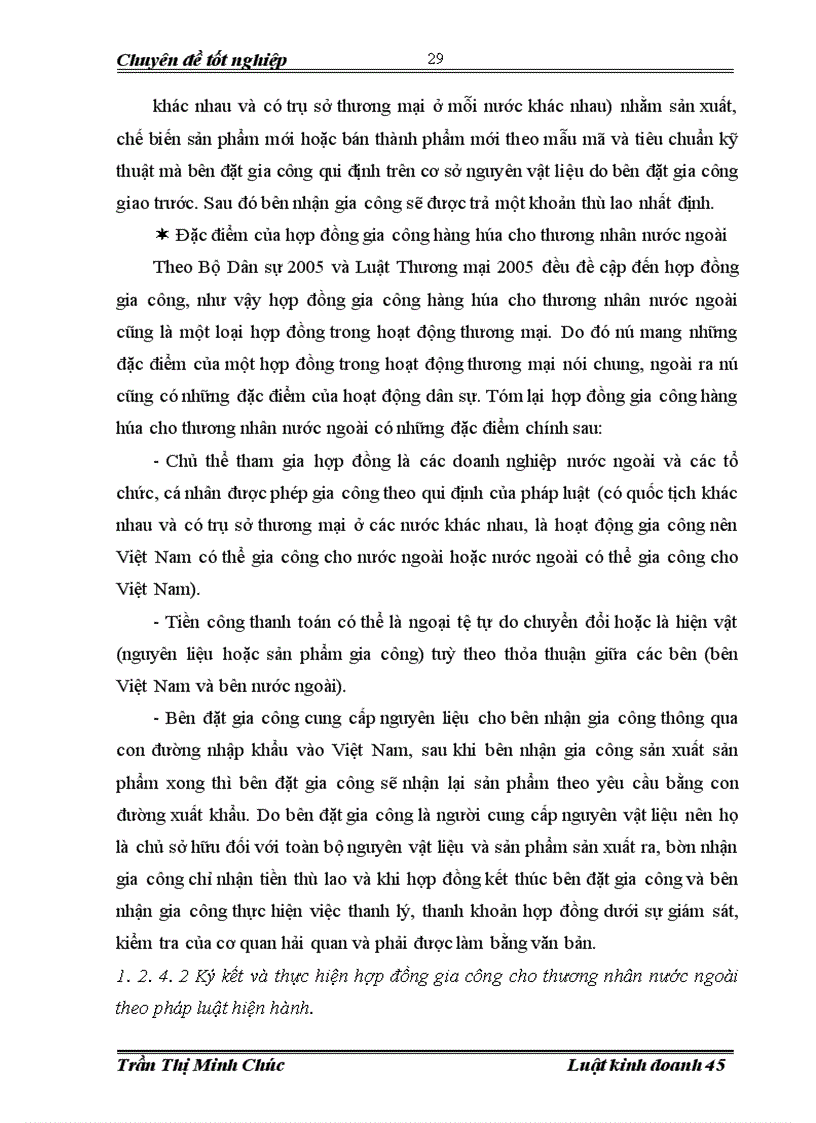 image for page Pháp luật về hợp đồng gia công; thực tiễn ký kết và thực hiện hợp đồng gia công tại Công ty cổ phần May Hưng Yên