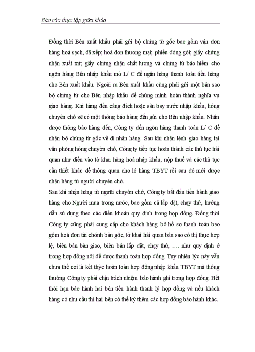 image for page Quy trình nhập khẩu thiết bị y tế tại công ty cổ phần xuất nhập khẩu máy Hà Nội