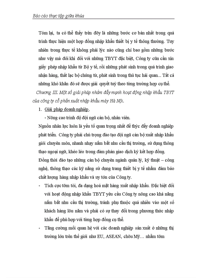 image for page Quy trình nhập khẩu thiết bị y tế tại công ty cổ phần xuất nhập khẩu máy Hà Nội