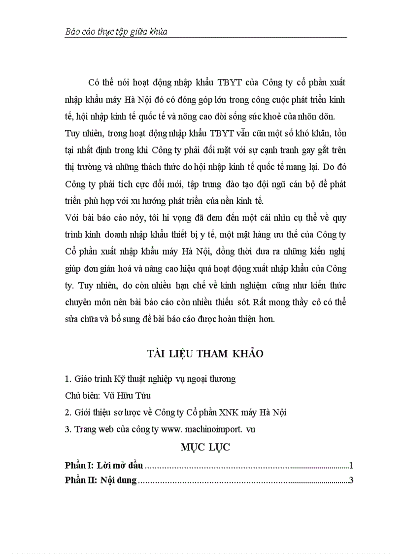image for page Quy trình nhập khẩu thiết bị y tế tại công ty cổ phần xuất nhập khẩu máy Hà Nội