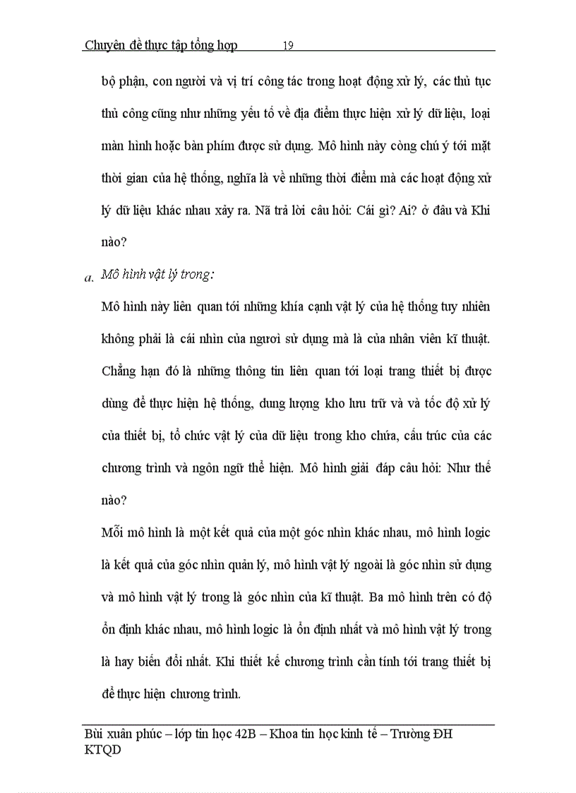 image for page Phân tích và thiết kế hệ thống thông tin quản lý giáo viên tạI trường tiểu học Kim Đồng