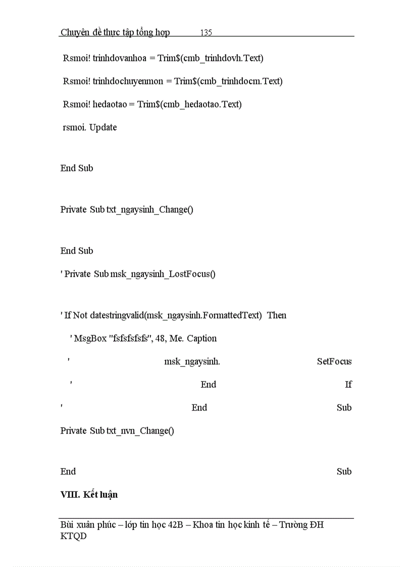image for page Phân tích và thiết kế hệ thống thông tin quản lý giáo viên tạI trường tiểu học Kim Đồng