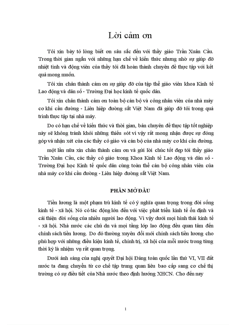 image for page Một số ý kiến góp phần hoàn thiện hình thức trả lương ở Nhà máy cơ khí cầu đường - Liên hiệp đường sắt Việt Nam