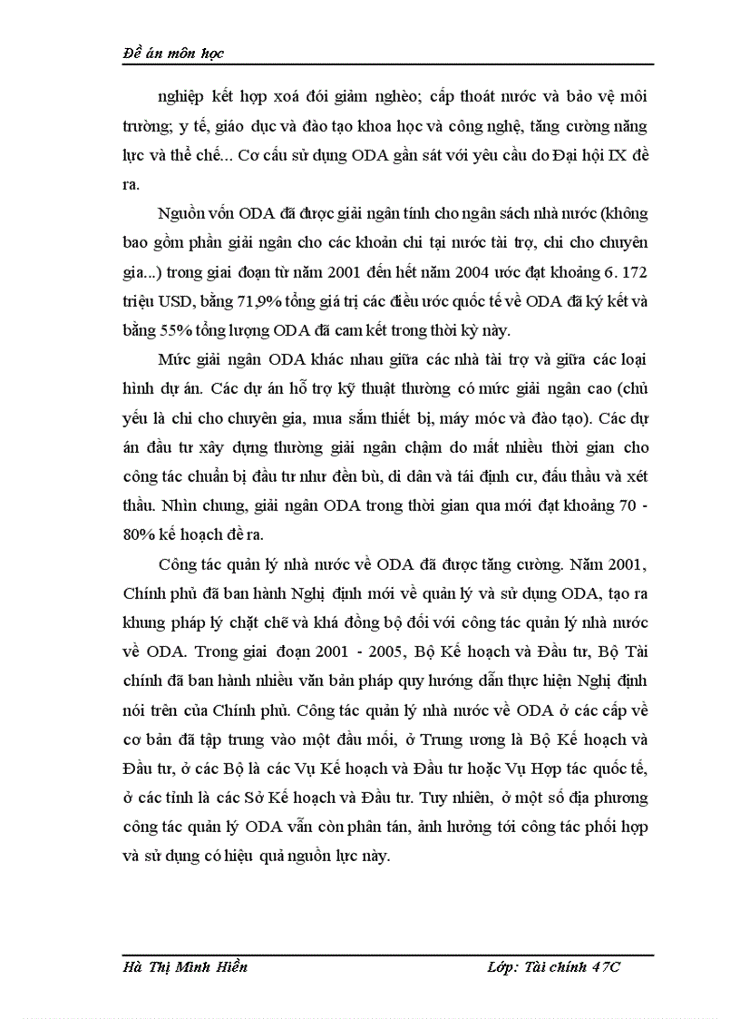 image for page Thực trạng của việc sử dụng nguồn vốn hỗ trợ phỏt triển chớnh thức ODA ở Việt Nam