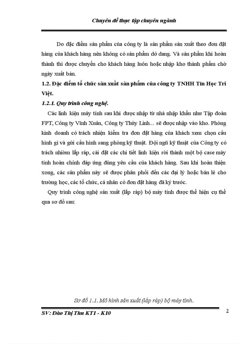 image for page Hoàn thiện kế toán chi phí sản xuất và tính giá thành sản phẩm tại Công ty TNHH Tin Học Trí Việt