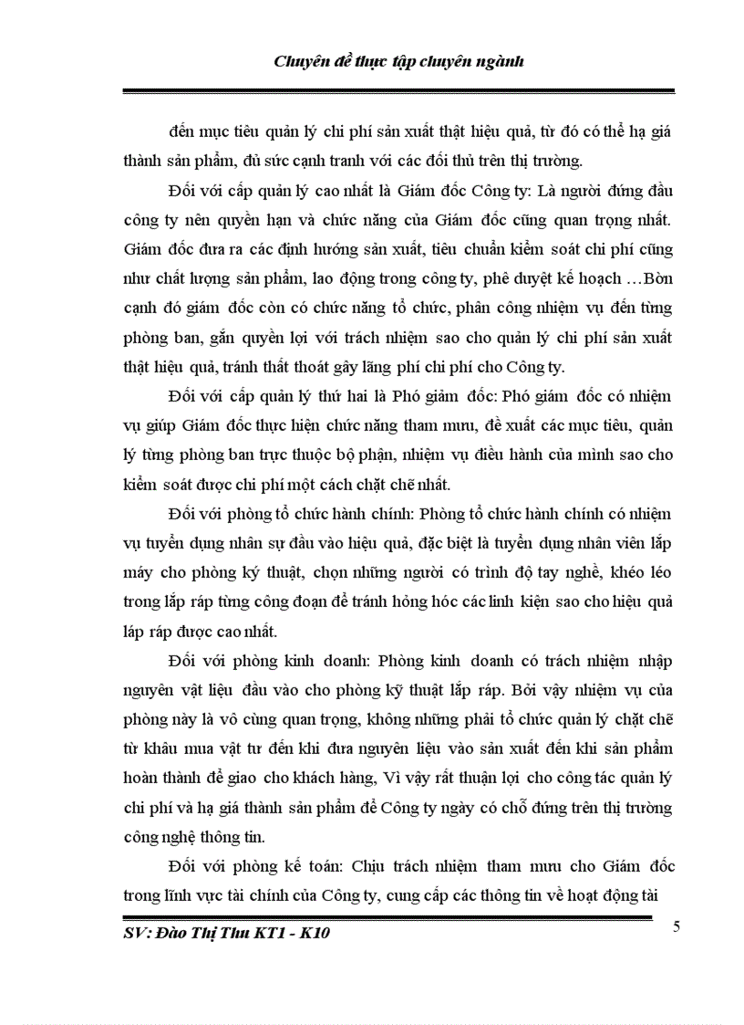 image for page Hoàn thiện kế toán chi phí sản xuất và tính giá thành sản phẩm tại Công ty TNHH Tin Học Trí Việt