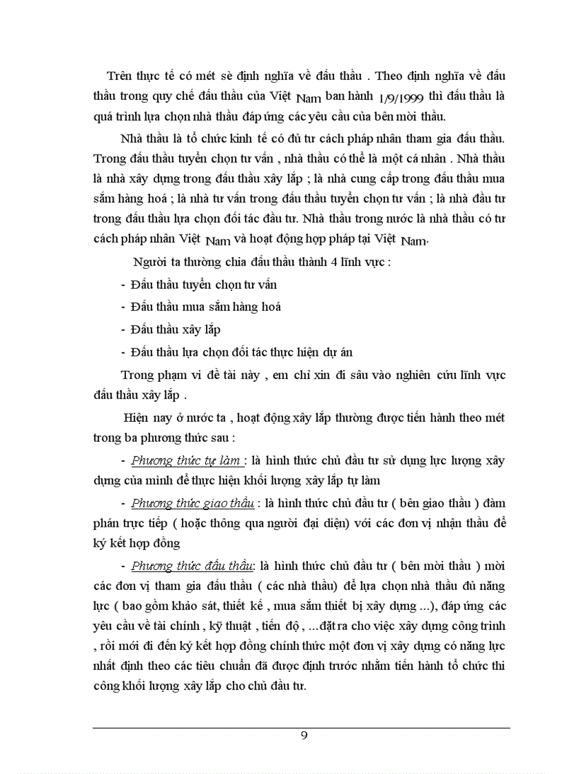 image for page Một số giải pháp nhằm nâng cao khả năng thắng thầu tại Công ty Xây lắp năng lượng Sông Đà 11