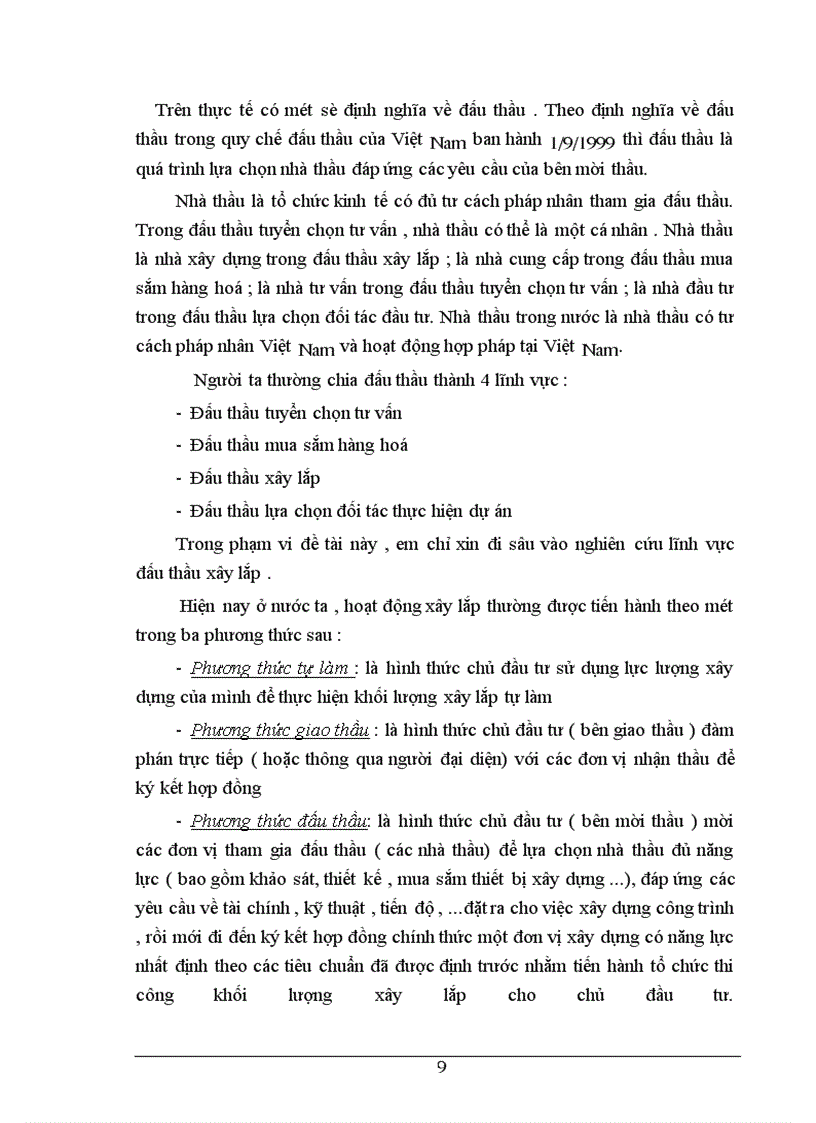 image for page Một số giải pháp nhằm nâng cao khả năng thắng thầu tại Công ty Xây lắp năng lượng Sông Đà 11