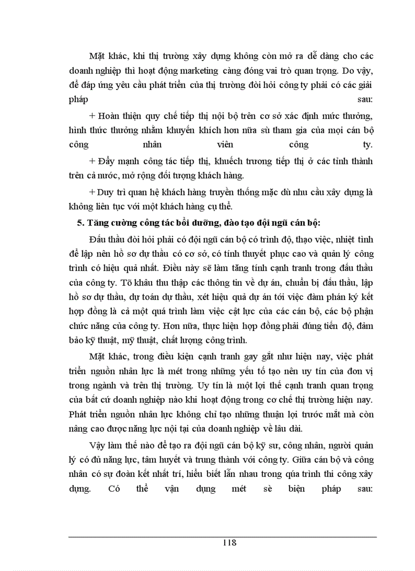 image for page Một số giải pháp nhằm nâng cao khả năng thắng thầu tại Công ty Xây lắp năng lượng Sông Đà 11