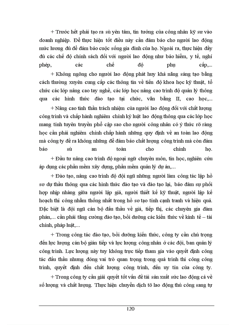 image for page Một số giải pháp nhằm nâng cao khả năng thắng thầu tại Công ty Xây lắp năng lượng Sông Đà 11