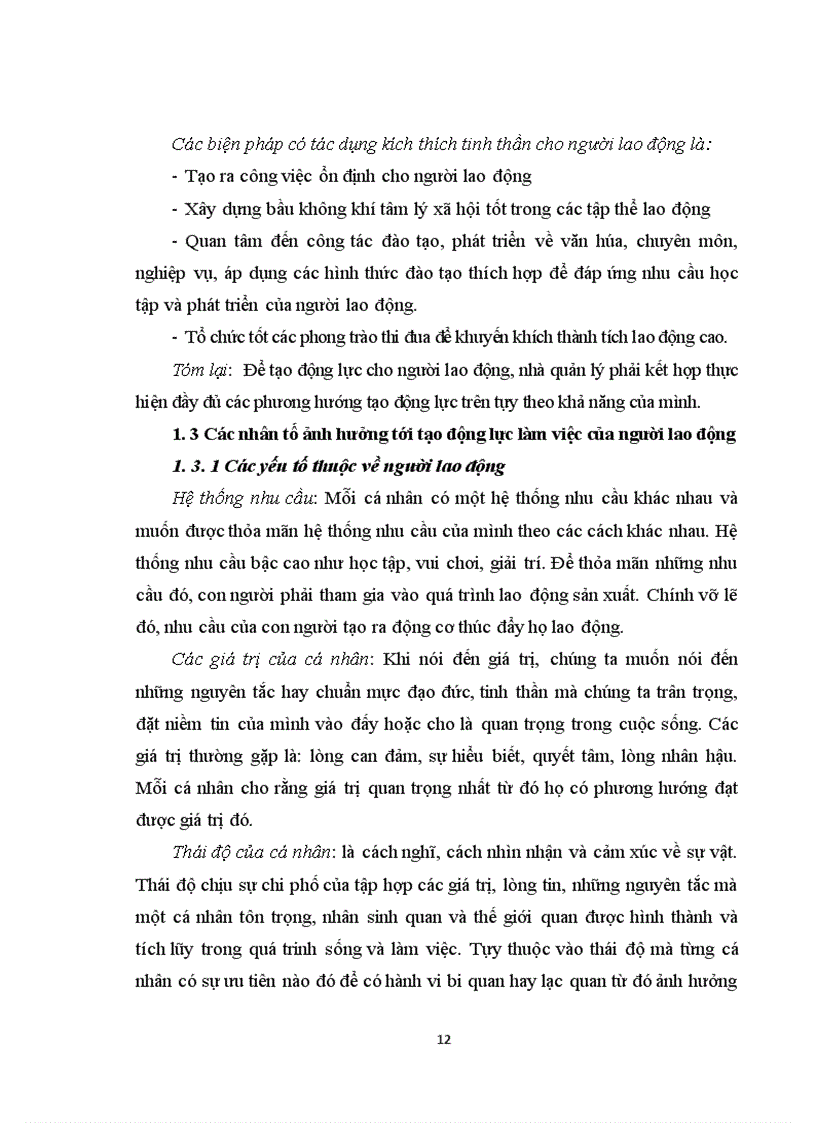 image for page Tạo động lực làm việc cho người lao động tại Công ty TNHH 1 TV Môi trường – Vinacomin