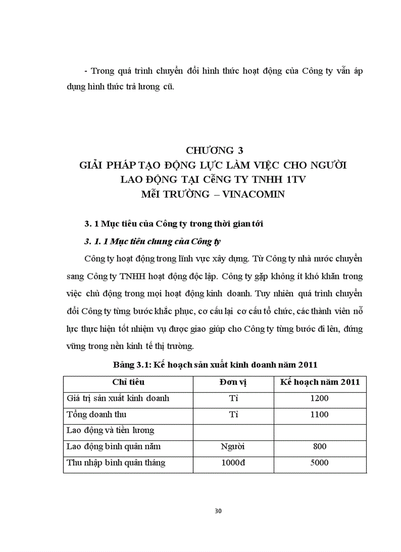 image for page Tạo động lực làm việc cho người lao động tại Công ty TNHH 1 TV Môi trường – Vinacomin