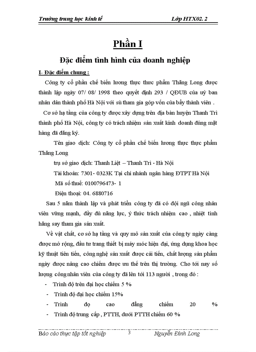 image for page Công tác hạch toán kế toán tại công ty cổ phần chế biến lương thực thực phẩm Thăng Long