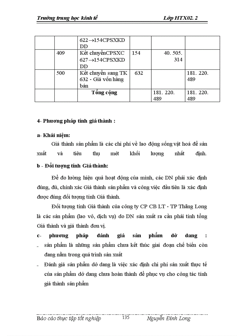 image for page Công tác hạch toán kế toán tại công ty cổ phần chế biến lương thực thực phẩm Thăng Long
