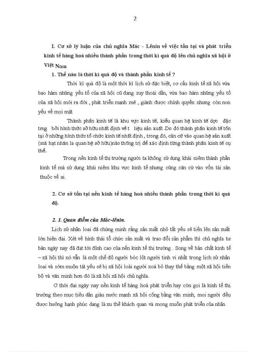 image for page Cơ sở tồn tại và sự vận động của cơ cấu kinh tế nhiều thành phần trong thời kì quá độ lên chủ nghĩa xã hội ở Việt nam