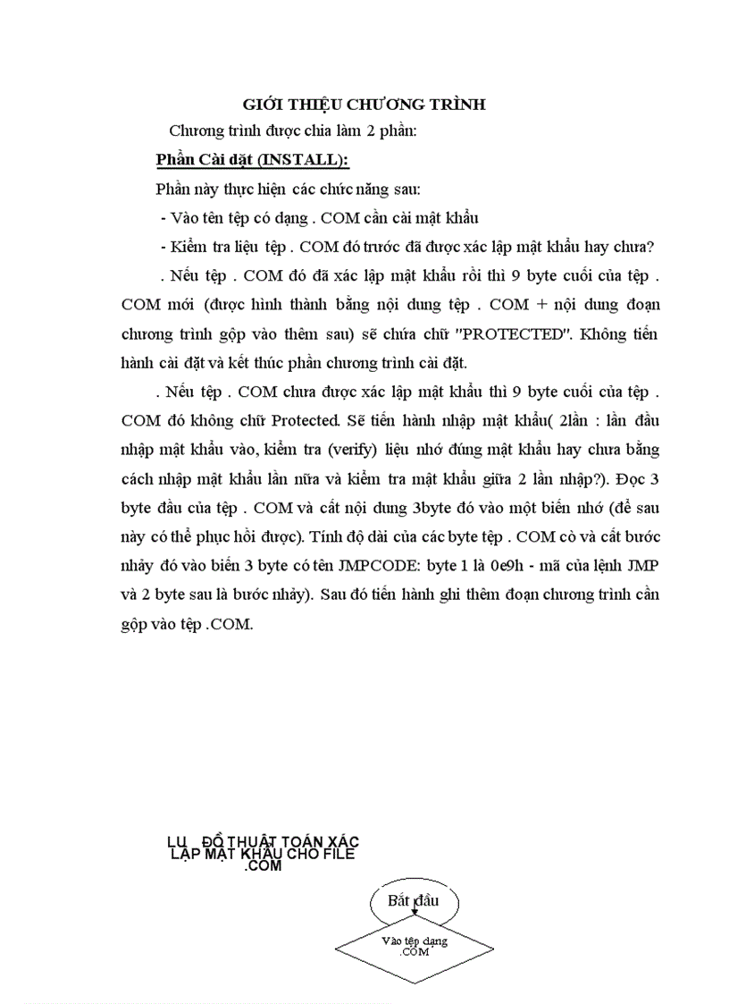 image for page Xác lập mật khẩu cho chương trình dạng tệp có đuôi .COM