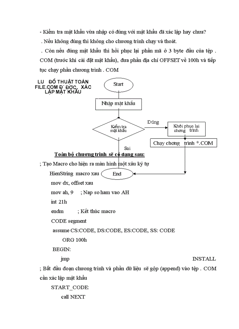 image for page Xác lập mật khẩu cho chương trình dạng tệp có đuôi .COM