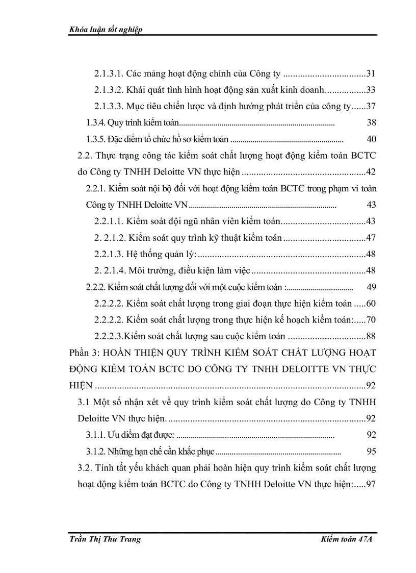 image for page Hoàn thiện quy trình kiểm soát chất lượng hoạt động kiểm toán BCTC do Công ty TNHH Deloitte VN thực hiện