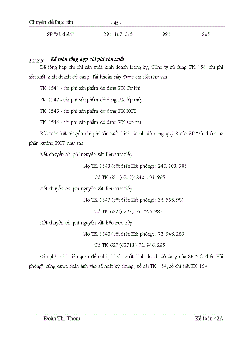 image for page Hoàn thiện kế toán chi phí sản xuất và tính giá thành sản phẩm tại Công ty Cơ khí xây dựng Đại Mỗ