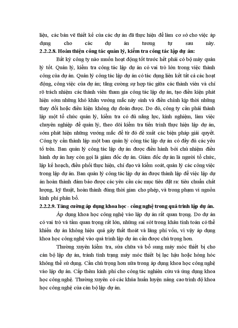 image for page Công tác lập dự án tại Công ty cổ phần Xây dựng và Đầu tư phát triển. Thực trạng và giải pháp.