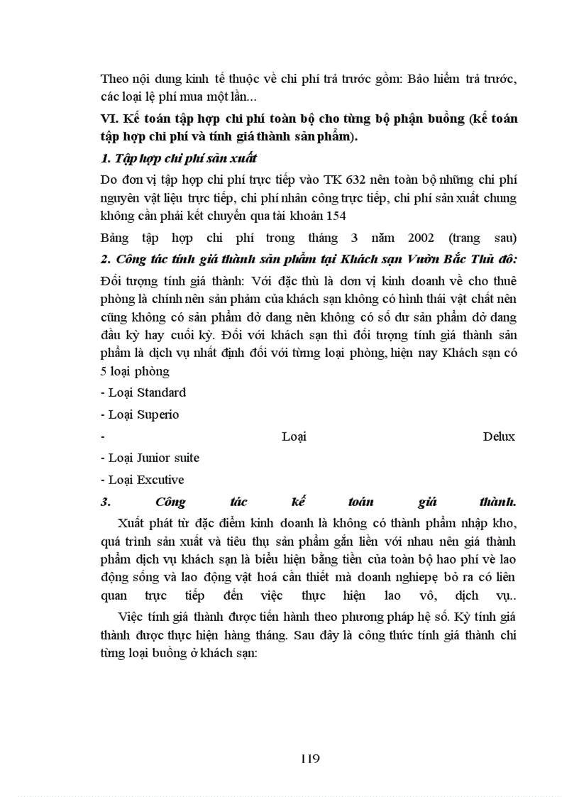 image for page Kế toán tập hợp chi phí sản xuất và tính giá thành sản phẩm tại Công ty liên doanh Khách sạn Vườn Bắc Thủ đô
