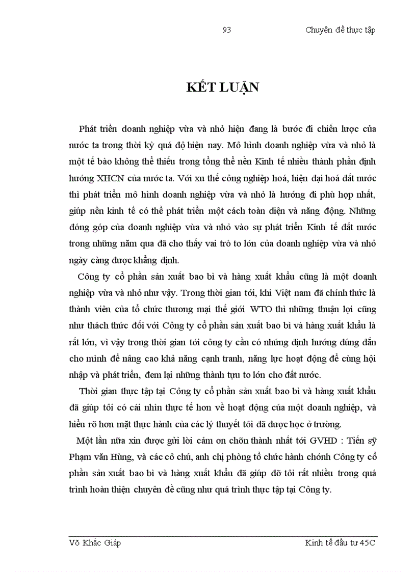 image for page Đầu tư nâng cao năng lực cạnh tranh tại Công ty cổ phần sản xuất bao bì và hàng xuất khẩu