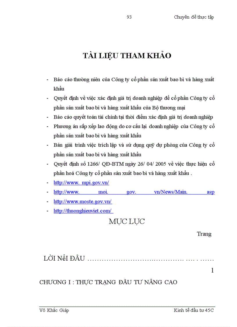 image for page Đầu tư nâng cao năng lực cạnh tranh tại Công ty cổ phần sản xuất bao bì và hàng xuất khẩu