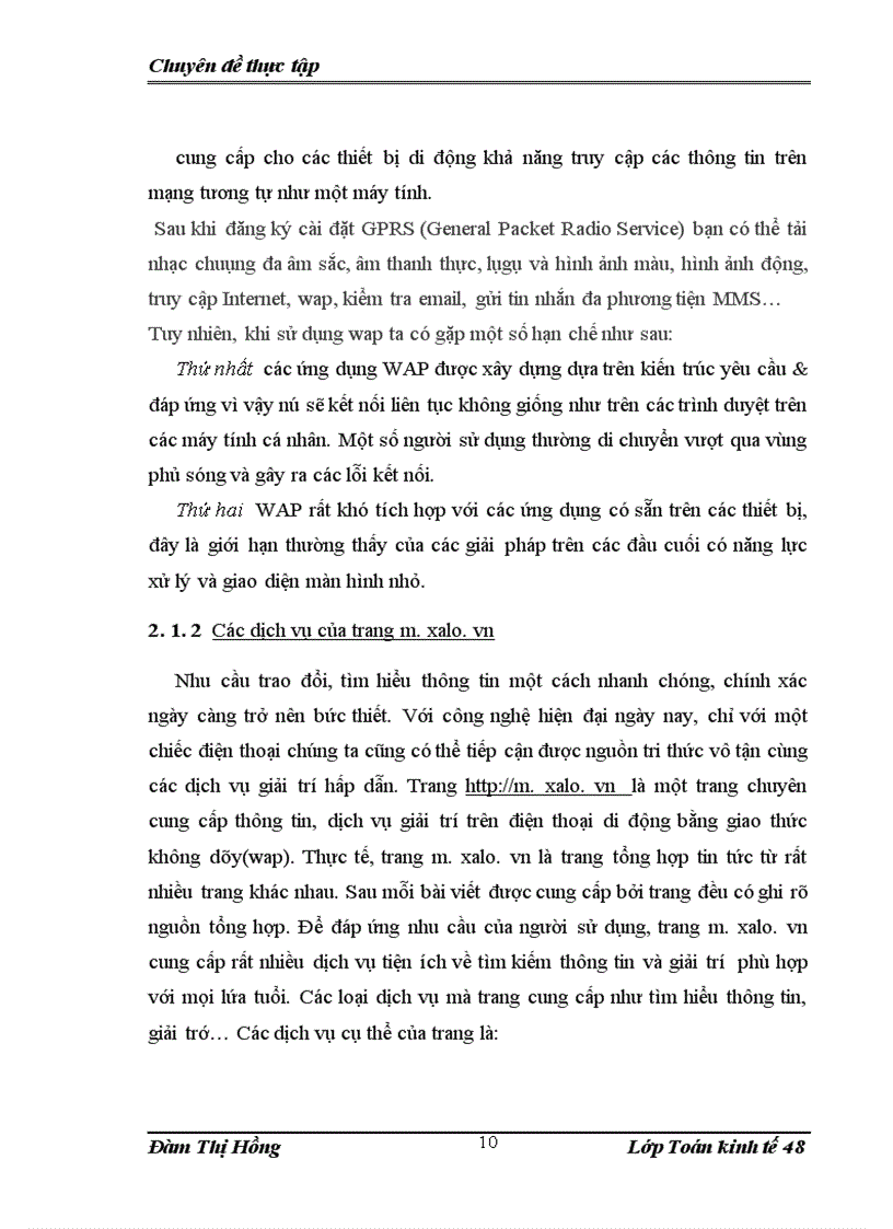 image for page Nghiên cứu thói quen sử dụng một số dịch vụ của trang m.xalo.vn