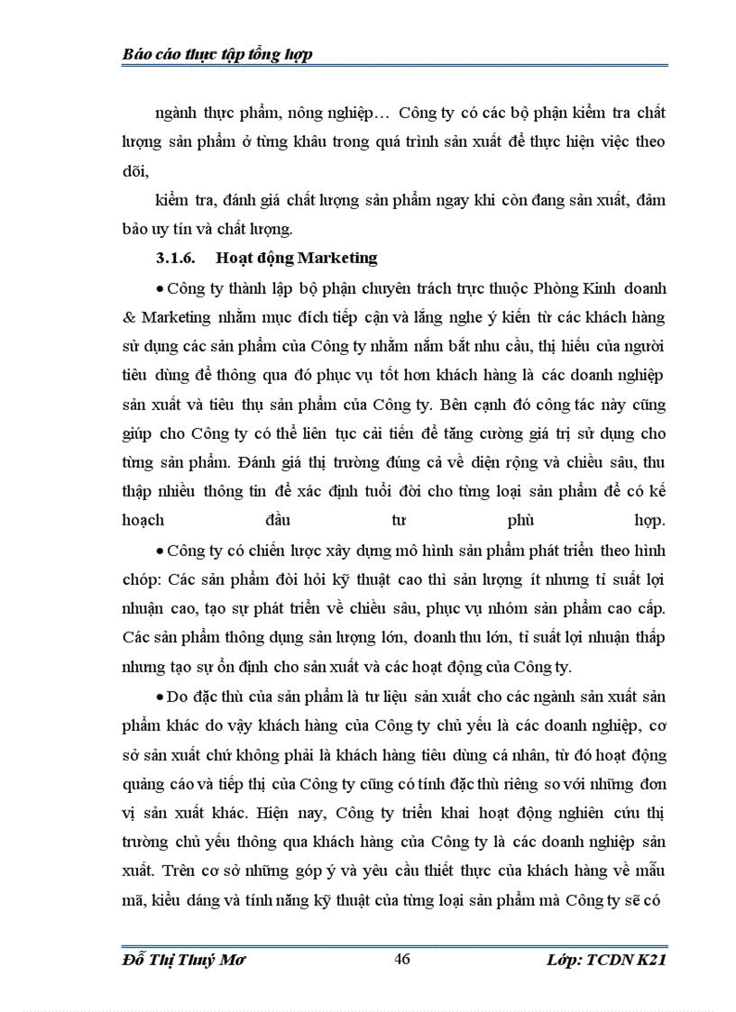 image for page Báo cáo thực tập tại Công ty Cổ Phần Vật Tư-Xây dựng Quang Minh