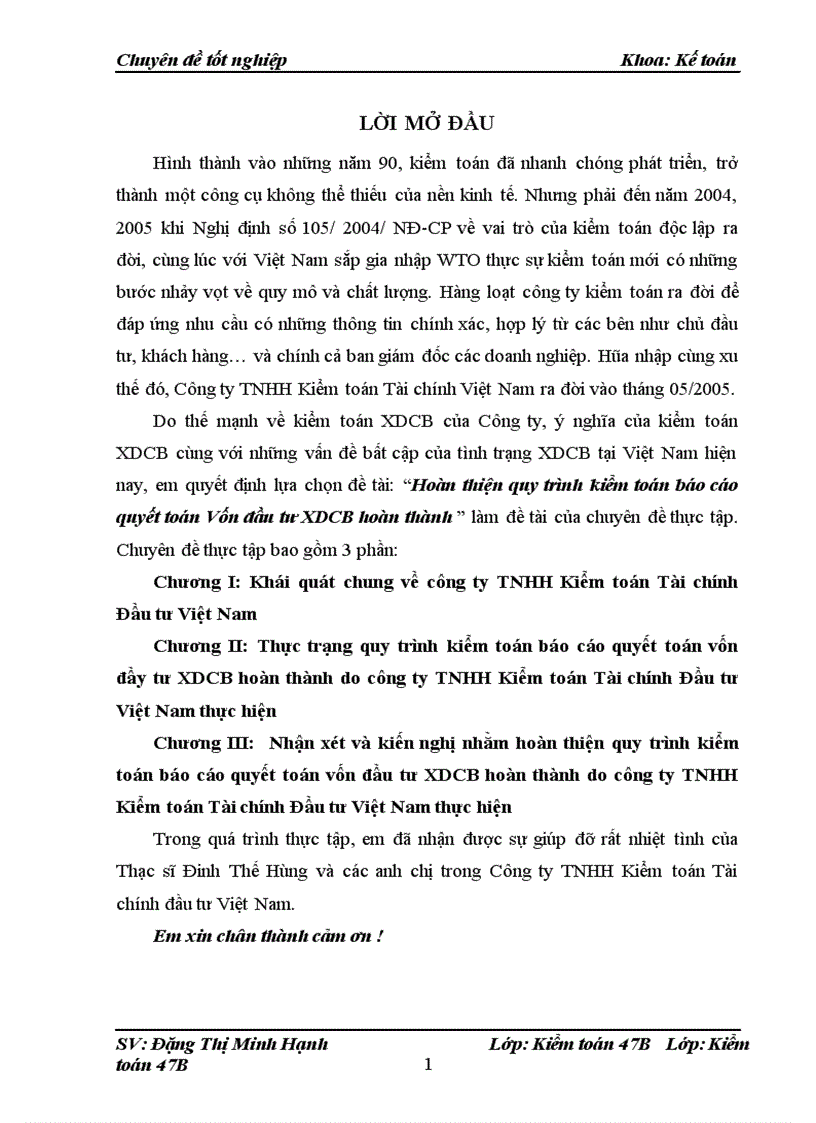 image for page Hoàn thiện quy trình kiểm toán báo cáo quyết toán Vốn đầu tư XDCB hoàn thành