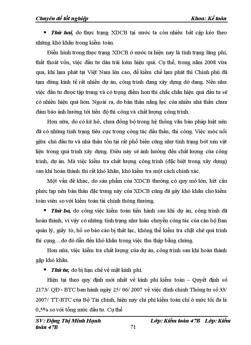 image for page Hoàn thiện quy trình kiểm toán báo cáo quyết toán Vốn đầu tư XDCB hoàn thành