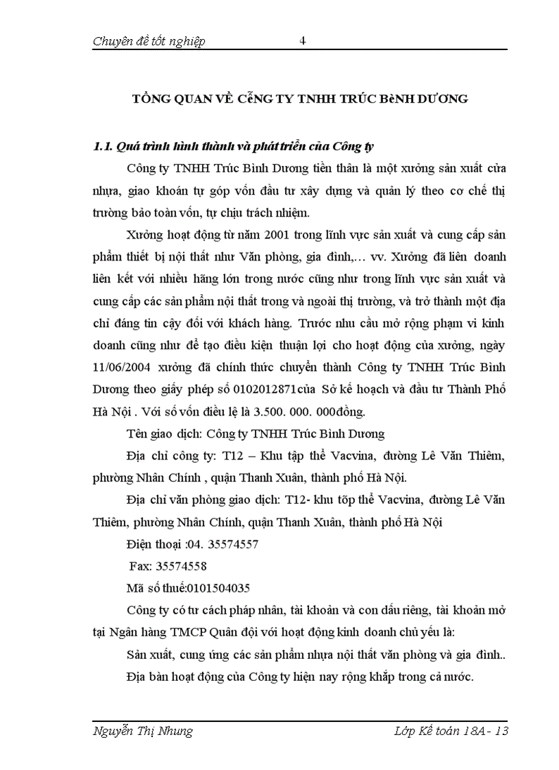 image for page Kế toán nguyên vật liệu tại Công ty TNHH Trúc Bình Dương