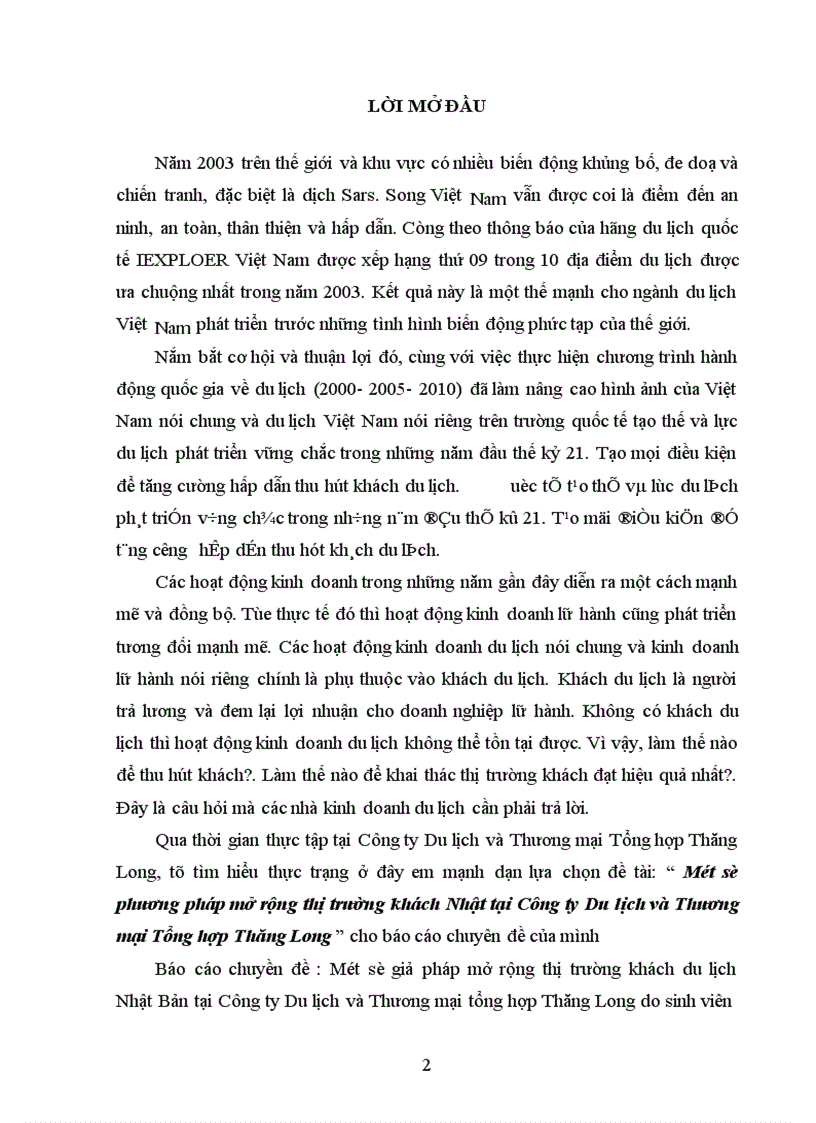 image for page Một số phương pháp mở rộng thị trường khách Nhật tại Công ty Du lịch và Thương mại Tổng hợp Thăng Long