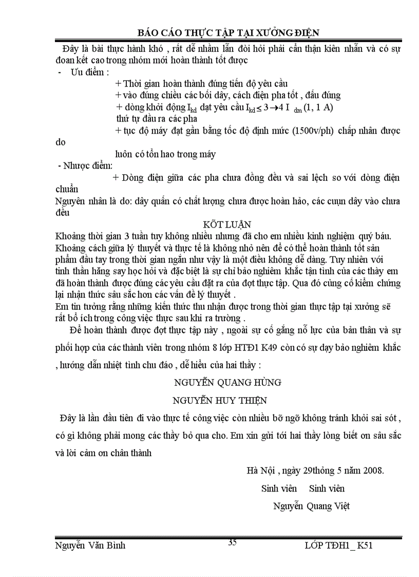 image for page Thực tập tại xưởng điện