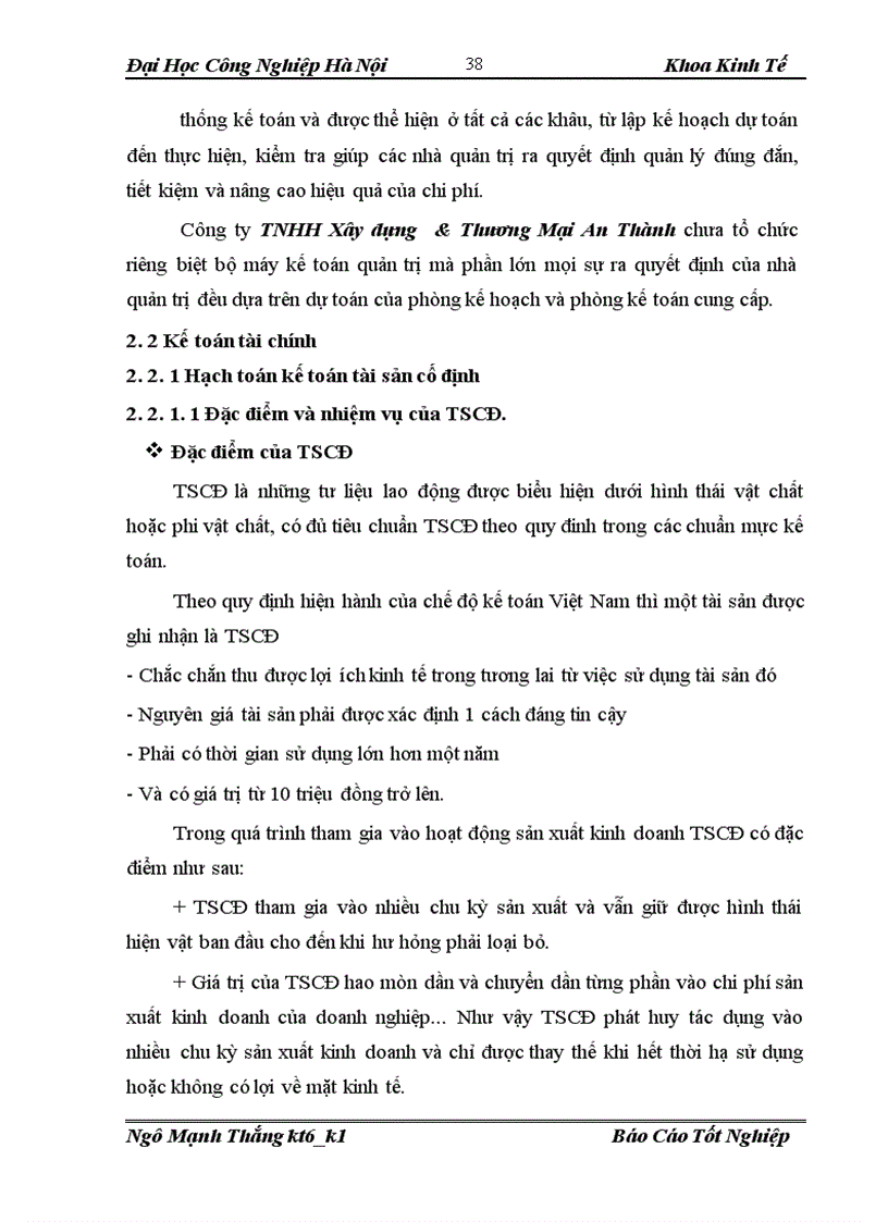 image for page Báo cáo thực tập tại công ty TNHH Xây Dựng &Thương Mại AnThành