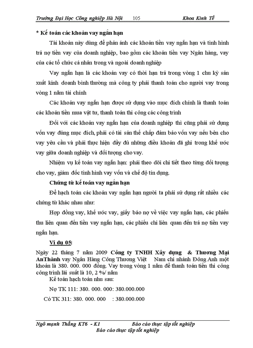 image for page Báo cáo thực tập tại công ty TNHH Xây Dựng &Thương Mại AnThành