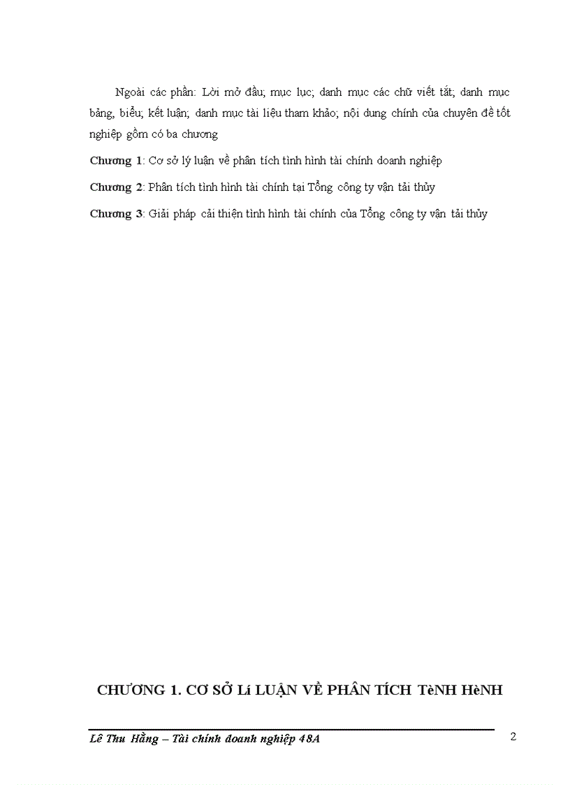 image for page Phân tích tình hình tài chính của Tổng công ty vận tải thủy