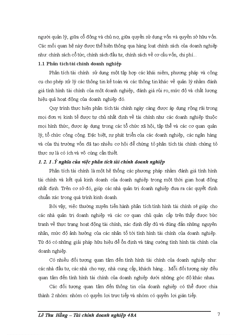 image for page Phân tích tình hình tài chính của Tổng công ty vận tải thủy