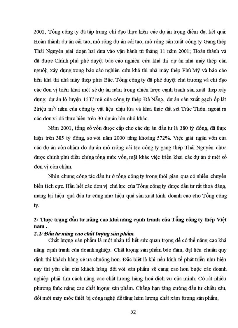 image for page Một số giải pháp chính mà khi lập dự án Tổng công ty cần phải quan tâm