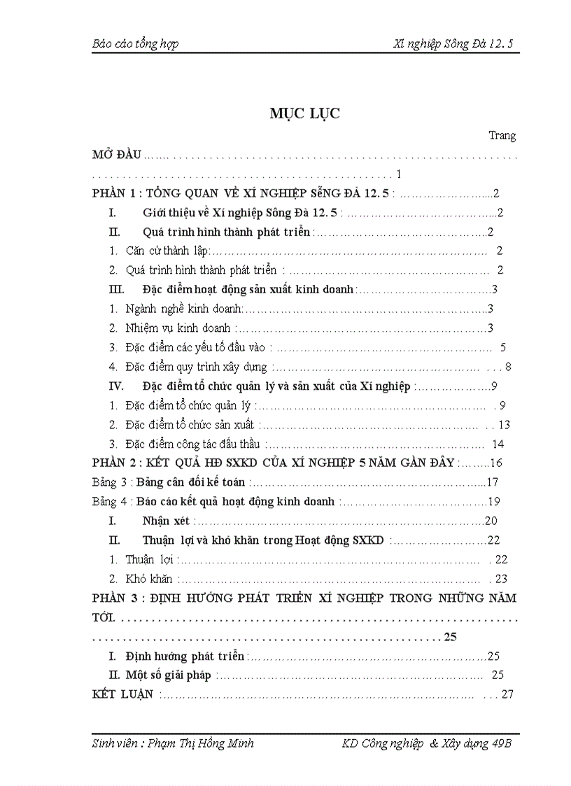 image for page Hoạt động kinh doanh và định hướng phát triển của xí nghiệp sông Đà.