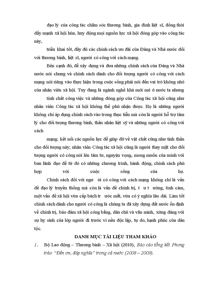 image for page Vai trò của nhân viên công tác xã hội trong nâng cao hiệu quả thực hiện chính sách của Đảng và Nhà nước ta đối với người có công với cách mạng ở huyện Vĩnh Lộc - tỉnh Thanh Hoá hiện nay