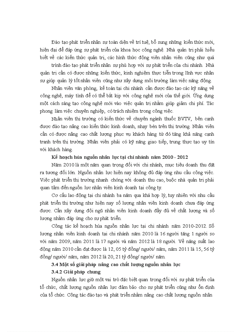 image for page Nâng cao chất lượng nguồn nhân lực tại công ty cổ phần BVTV Saigon, chi nhánh Hà Nội