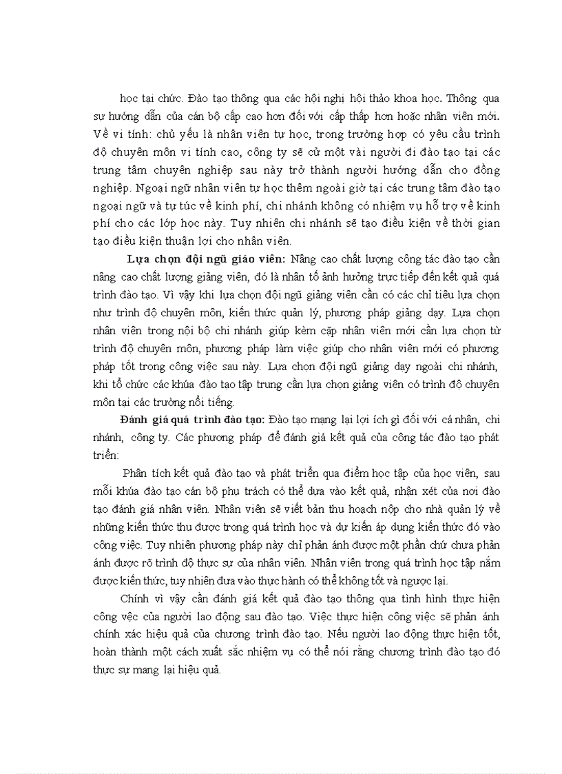 image for page Nâng cao chất lượng nguồn nhân lực tại công ty cổ phần BVTV Saigon, chi nhánh Hà Nội