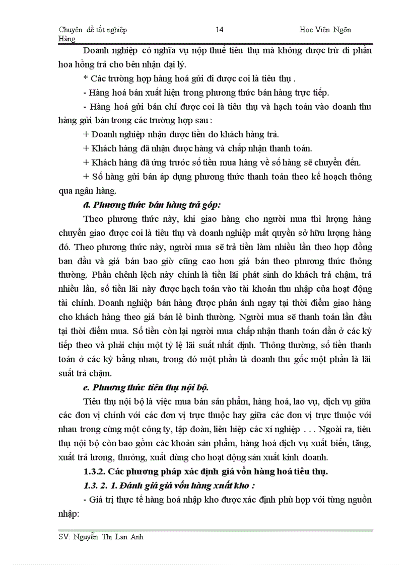 image for page Hoàn thiện công tác hạch toán tiêu thụ hàng hoá và xác định kết quả tiêu thụ tại công ty TNHH thương mại Trần Hồng Quân