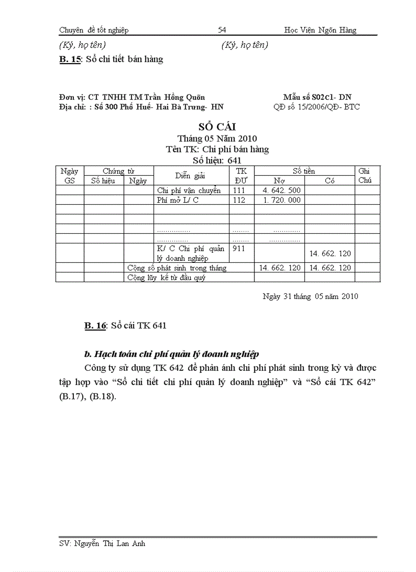 image for page Hoàn thiện công tác hạch toán tiêu thụ hàng hoá và xác định kết quả tiêu thụ tại công ty TNHH thương mại Trần Hồng Quân