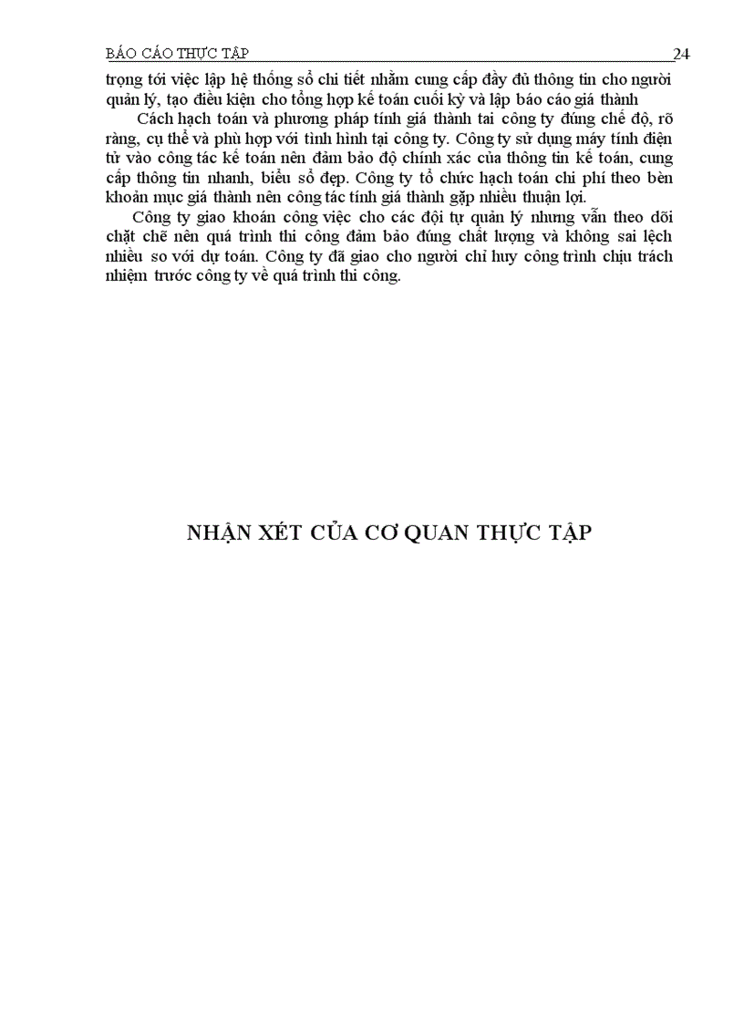 image for page Báo cáo thực tập tại Công ty Trường Thành