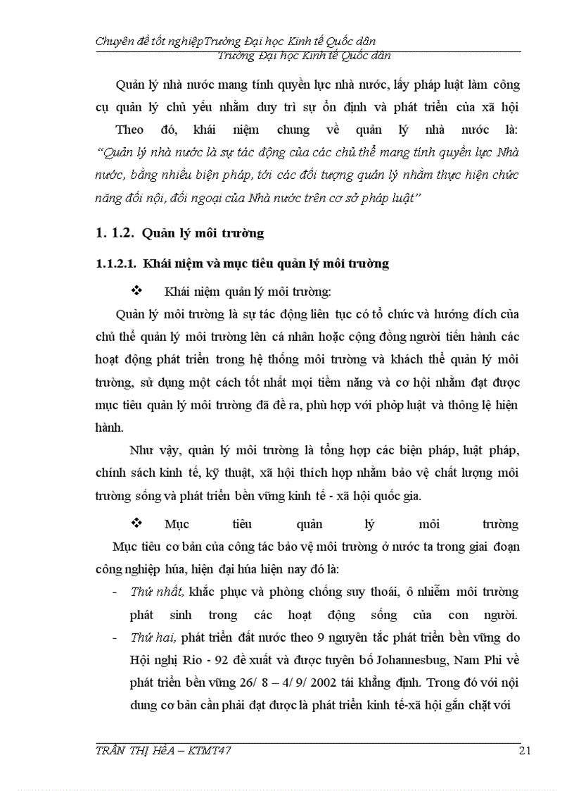 image for page Thực trạng và giải pháp nâng cao hiệu quả áp dụng công cụ kinh tế trong quản lý môi trường trên địa bàn thành phố Hà Nội.