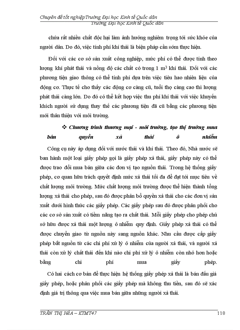 image for page Thực trạng và giải pháp nâng cao hiệu quả áp dụng công cụ kinh tế trong quản lý môi trường trên địa bàn thành phố Hà Nội.
