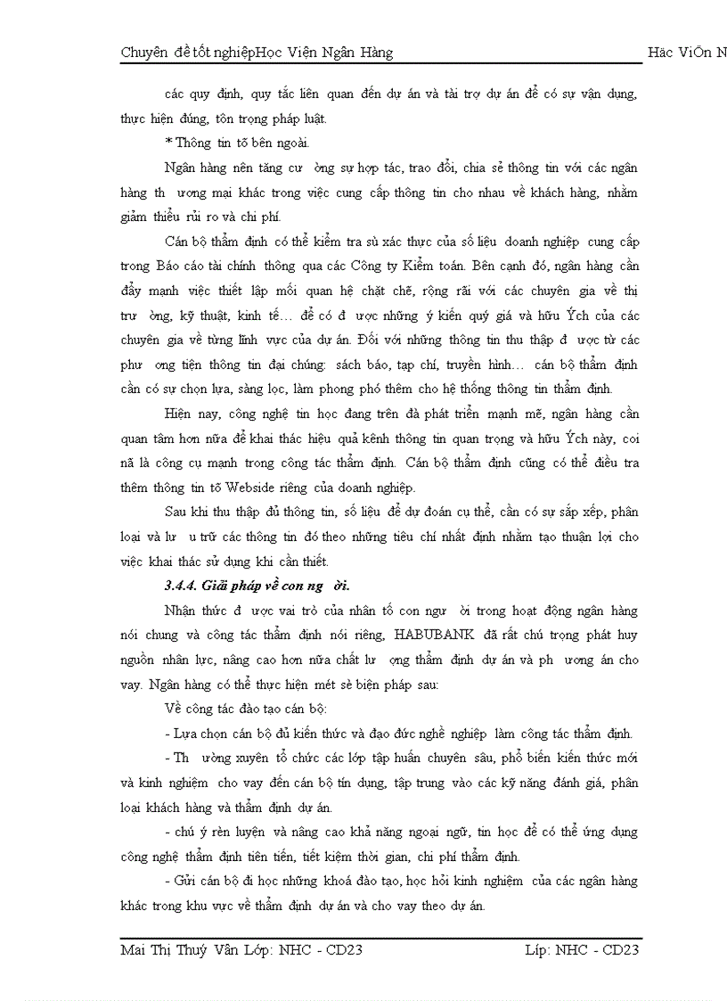 image for page Một số giải pháp và kiến nghị nhằm nâng cao chất lượng thẩm định DAĐT tại Ngõn hàng Thương mại Cổ phần Nhà Hà Nội – Chi nhánh Cầu Giấy