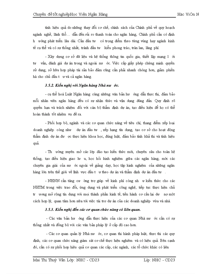 image for page Một số giải pháp và kiến nghị nhằm nâng cao chất lượng thẩm định DAĐT tại Ngõn hàng Thương mại Cổ phần Nhà Hà Nội – Chi nhánh Cầu Giấy